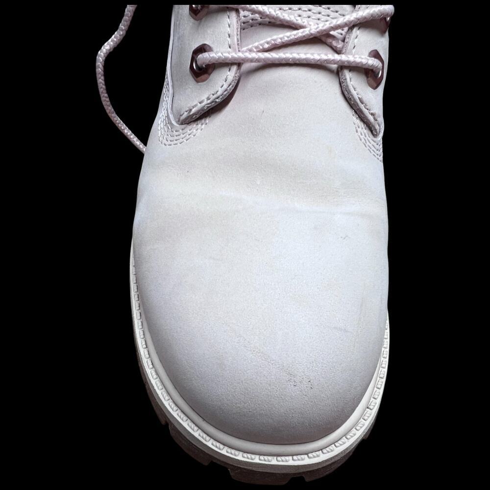 TIMBERLAND Premium Women's Size 6 Boot Cameo Rose Pink Nubuck 6" Waterproof - Picture 14 of 16